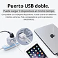 Adaptador Enchufe Multifuncional Universal Usb 100v/240v - Miniatura 3