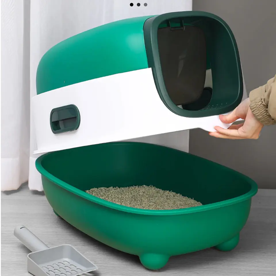 Caja de Arena Plegable Completa Para Gato 5
