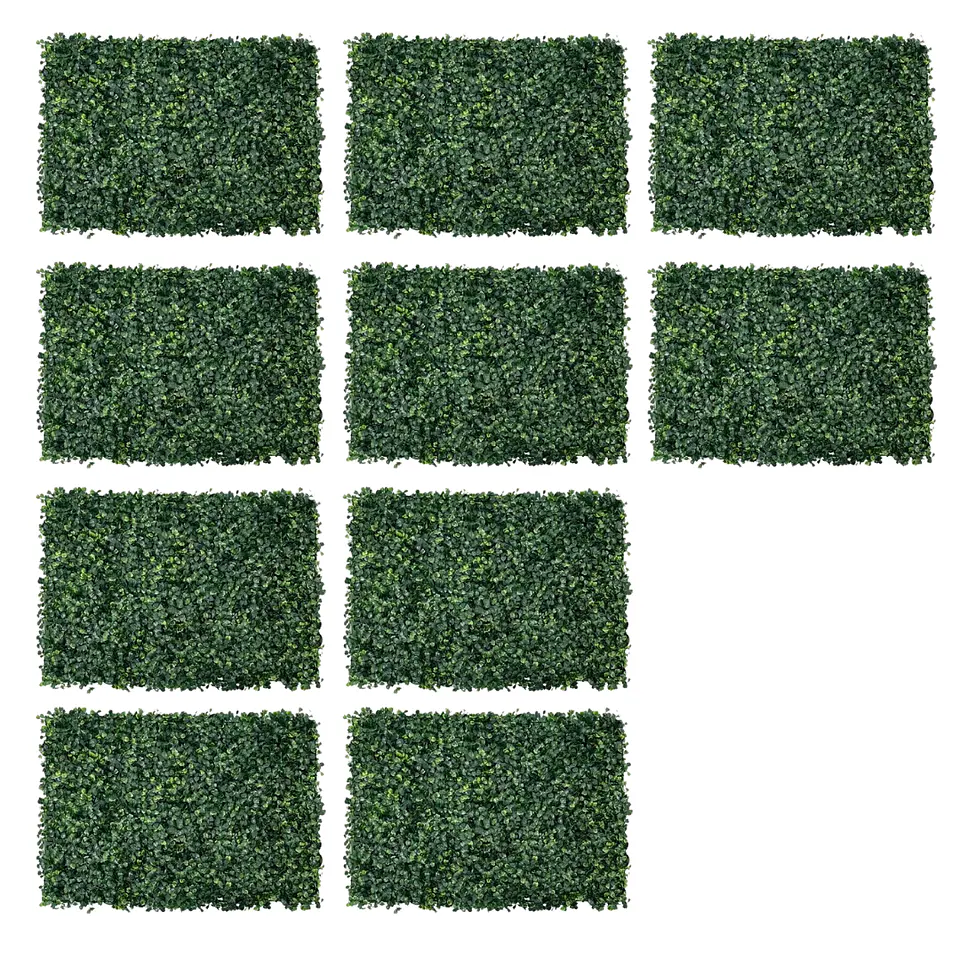 Pack 10 Pasto Césped Artificial Interior Exterior 40x60 Cm 1
