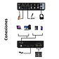 Interfaz De Audio Tarjeta De Sonido Phantom Pc Estudio Mic - Miniatura 4