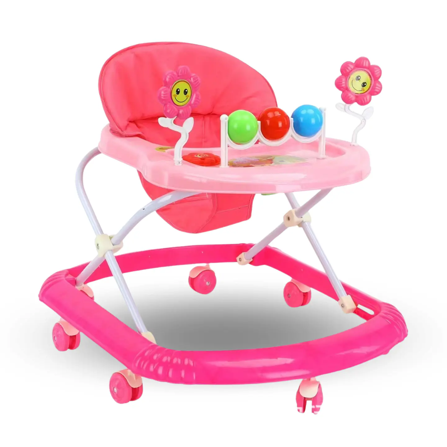 Andador Plegable Flores Con Musica Bebes Portable Unisex 1