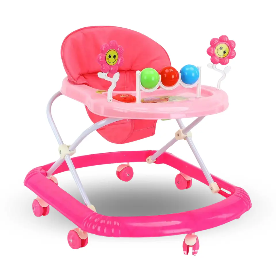 Andador Plegable Flores Con Musica Bebes Portable Unisex 1