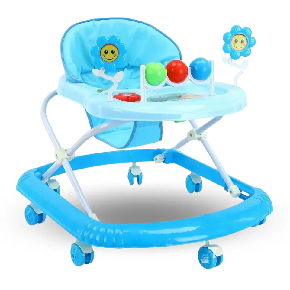 Andador Plegable Flores Con Musica Bebes Portable Unisex 4