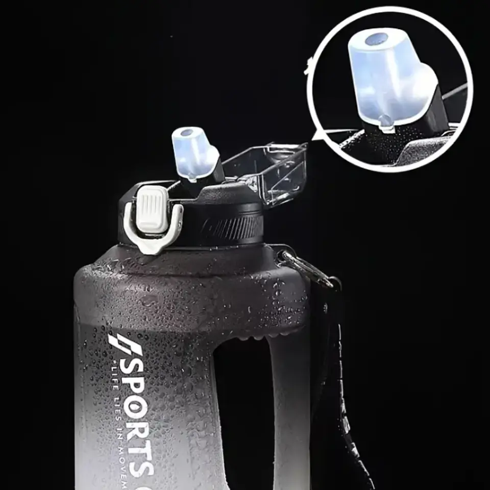 Botella De Agua Gradiente 2300ml Deportiva Fitness Unisex 3