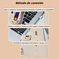 Teclado + Mouse Inalámbrico Lapiz Labial Retro Mujer - Miniatura 6