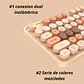 Teclado + Mouse Inalámbrico Lapiz Labial Retro Mujer - Miniatura 5