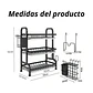 Escurridor Secador De Platos 3 Niveles Estructura De Acero - Miniatura 4