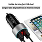 Cargador Adaptador Automovil Usb Doble Entrada 12-24v 3.1a - Miniatura 2