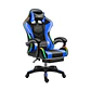 Silla Gamer Con Luz Rgb Reposapiés Y Masajeador Reclinable - Miniatura 4