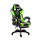 Silla Gamer Con Luz Rgb Reposapiés Y Masajeador Reclinable - Miniatura 1