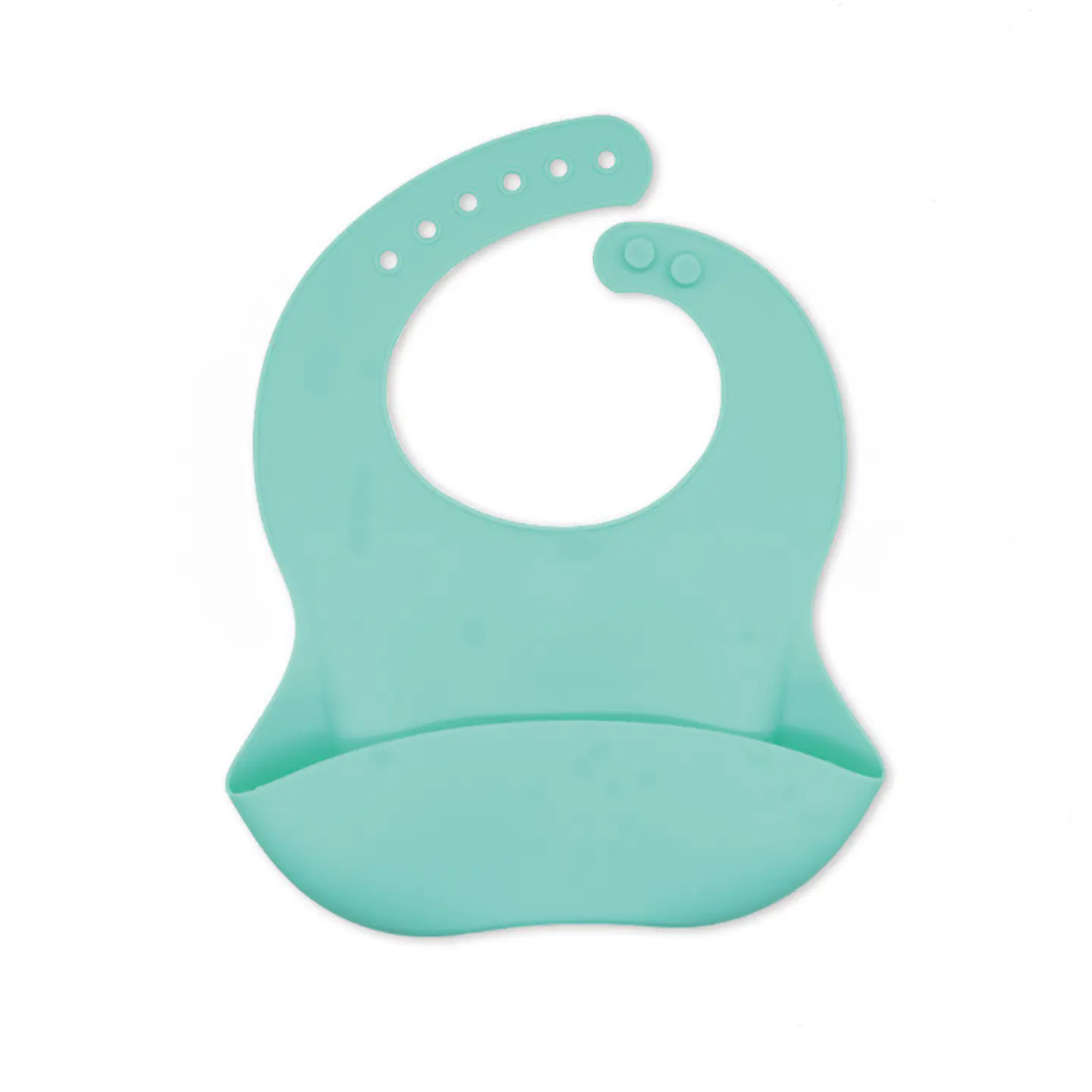 Babero Impermeable Para Bebes De Silicona Lavable 1