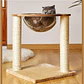 Nido Rascador Cama Para Gato Cápsula Transparente Moderno - Miniatura 4