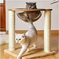 Nido Rascador Cama Para Gato Cápsula Transparente Moderno - Miniatura 2