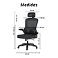 Silla Escritorio Homework Ergonómica Reposo Lumbar Cintura - Miniatura 5