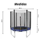 Cama Elástica Trampolín Exterior Con Malla 2.2 X 1.8 M - Miniatura 2