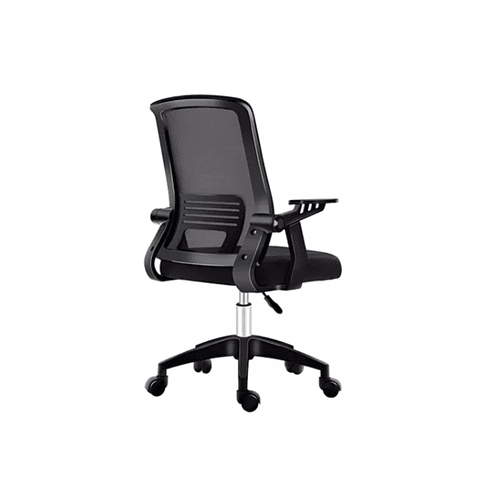 Silla De Escritorio Crusec Oficina Escritorio Ejecutiva Ergonómica Negra Con Tapizado De Mesh