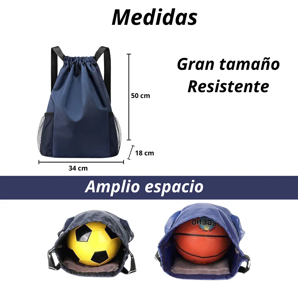 Mochila Bolso Tipo Morral Deportivo Impermeable 4