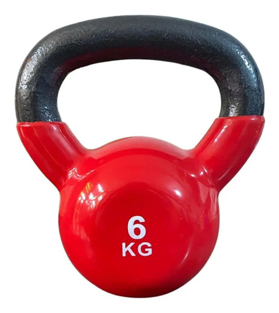 Pesa Rusa Kettlebell 6kg Acero Y Vinilo (Reacondicionado) 1
