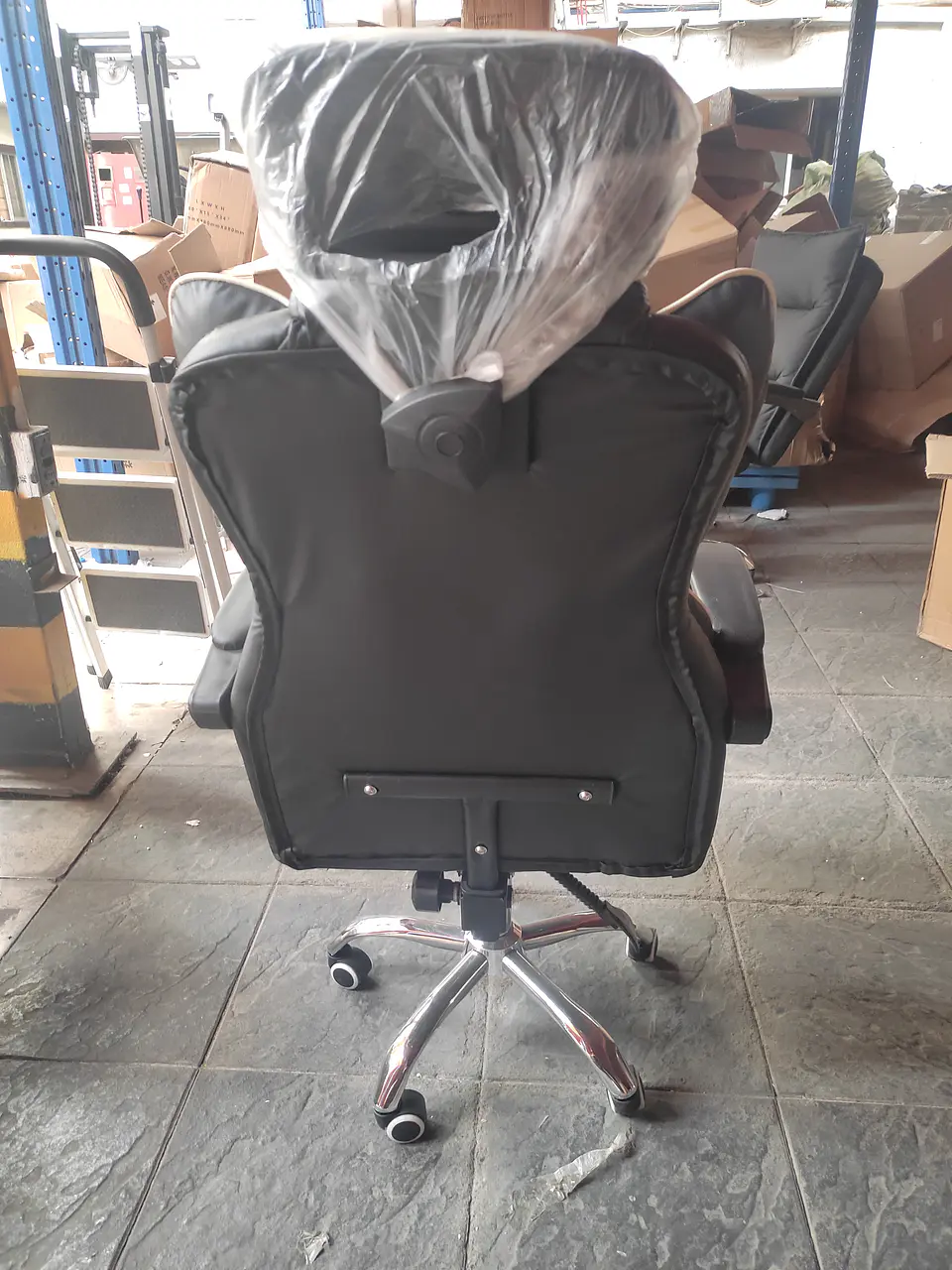 Silla Pc Negra Sillón Regulable Ejecutiva Oficina Escritorio (Reacondicionado) 6