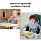 Plato Para Bebé De Silicona Juego 6 Piezas Lavable - Miniatura 6