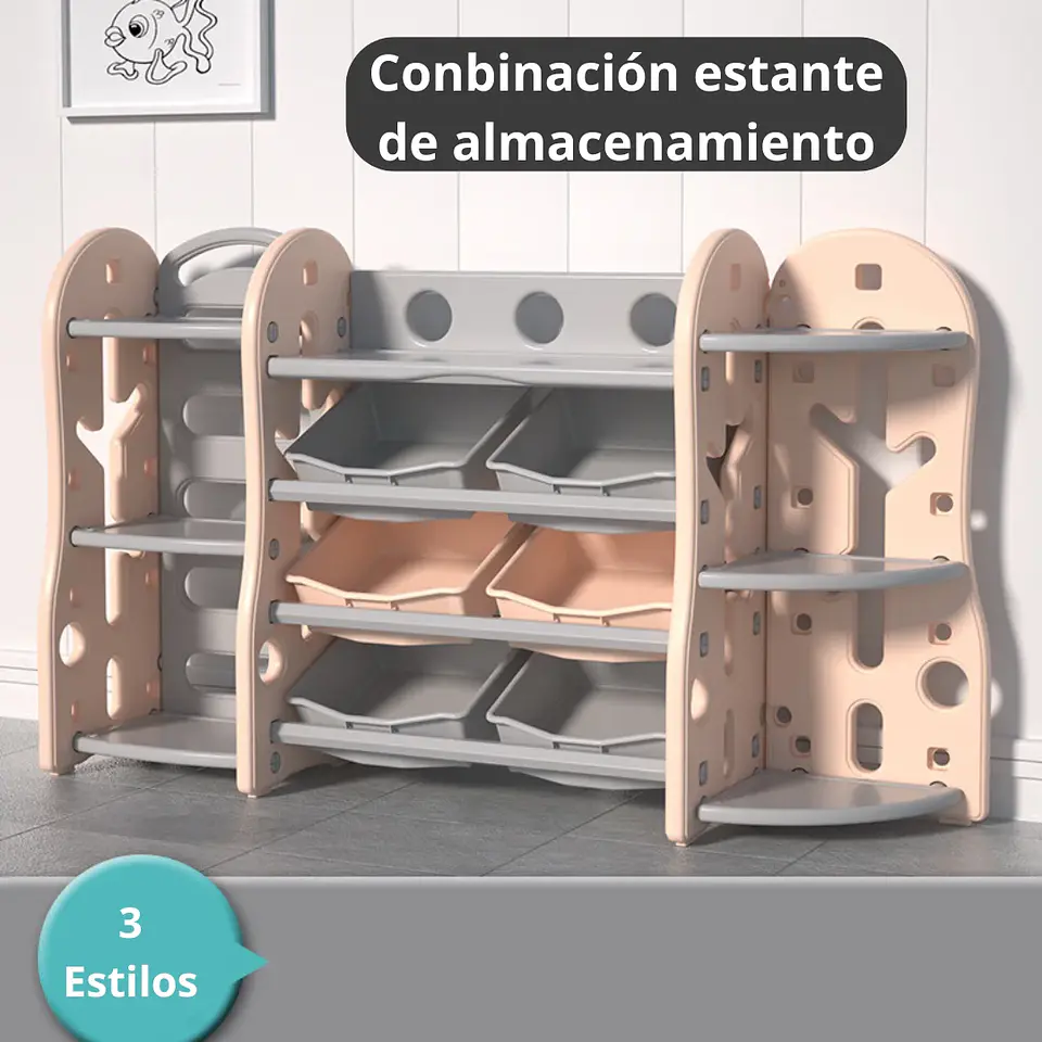 Gabinete Organizador Vitrina De Juguetes Para Niños 3