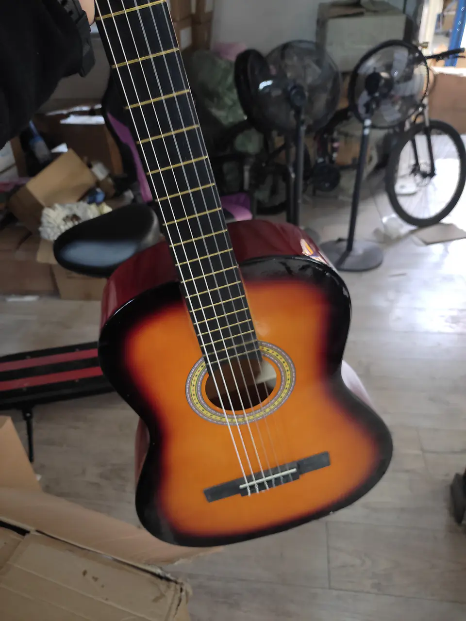 Guitarra Clasica Redondeada Con Varilla De Ajuste 99cm (Reacondicionado) 5
