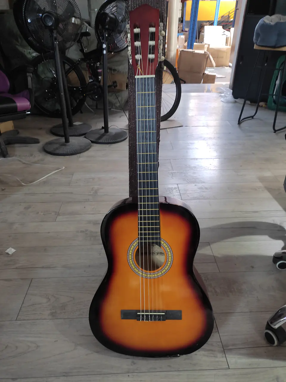 Guitarra Clasica Redondeada Con Varilla De Ajuste 99cm (Reacondicionado) 7
