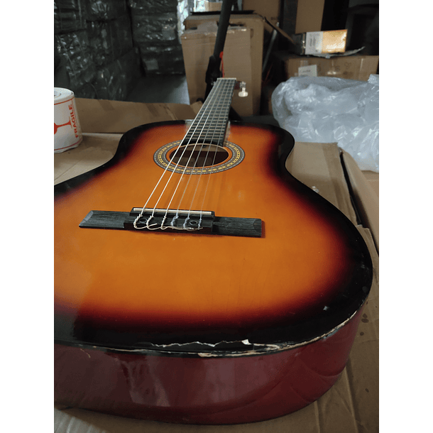 Guitarra Clasica Redondeada Con Varilla De Ajuste 99cm (Reacondicionado) 9