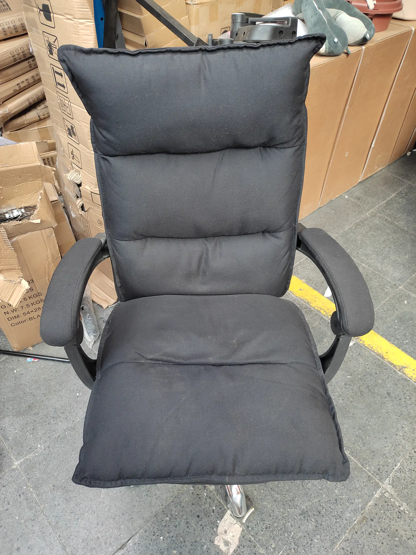 Silla Jefe De Tela Oficina Con Reposapiés (Reacondicionado) 3