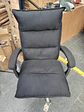 Silla Jefe De Tela Oficina Con Reposapiés (Reacondicionado) - Miniatura 3