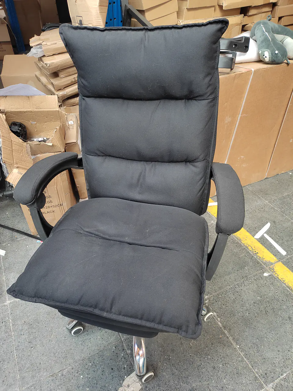 Silla Jefe De Tela Oficina Con Reposapiés (Reacondicionado) 4