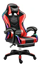Silla Gamer Con Luz Rgb Reposapiés Y Masajeador Reclinable (Reacondicionado) - Miniatura 2