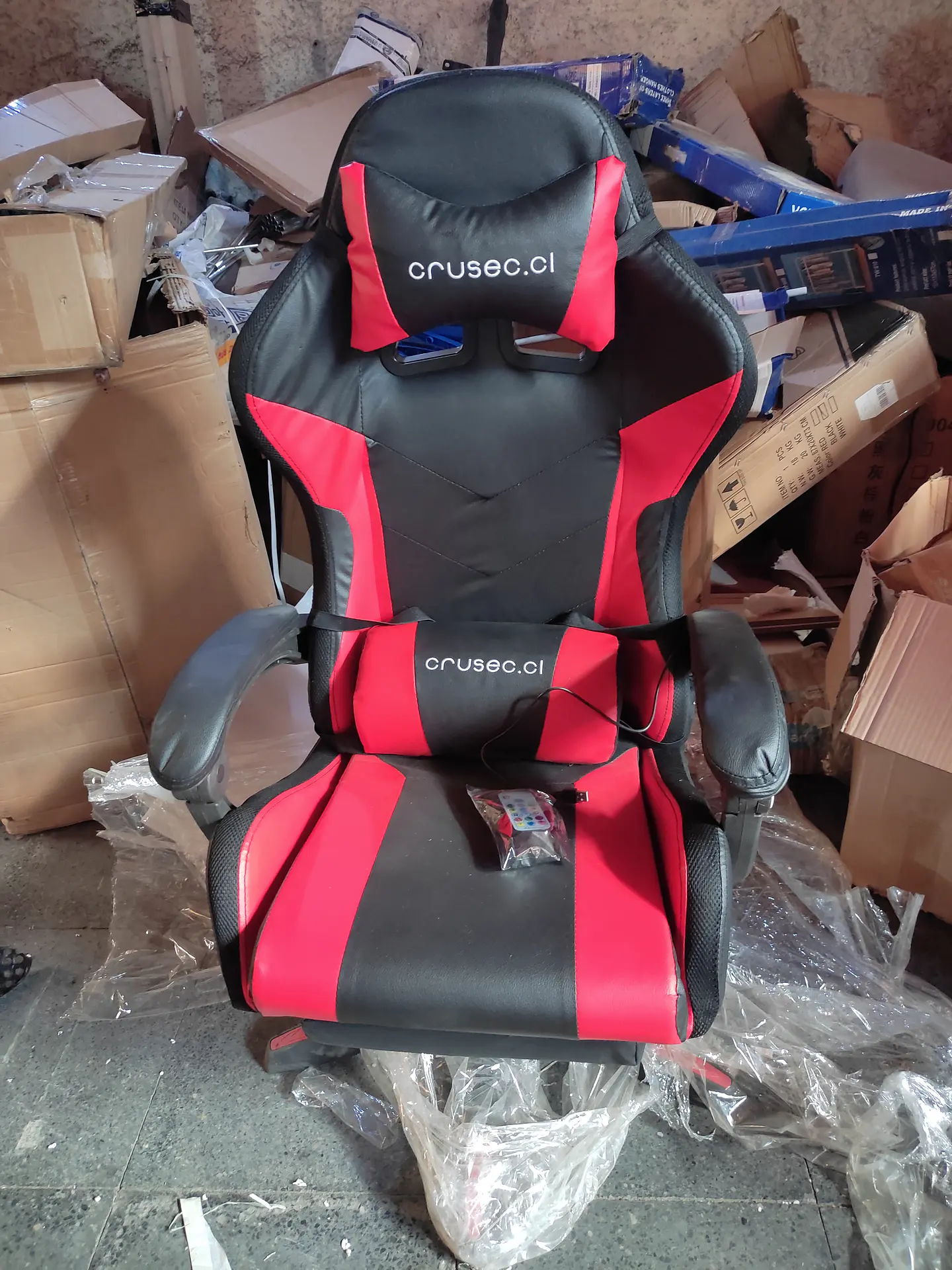 Silla Gamer Con Luz Rgb Reposapiés Y Masajeador Reclinable (Reacondicionado) 3
