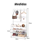 Perchero Organizador De Ropa Con 4 Niveles Zapatero Hierro - Miniatura 2
