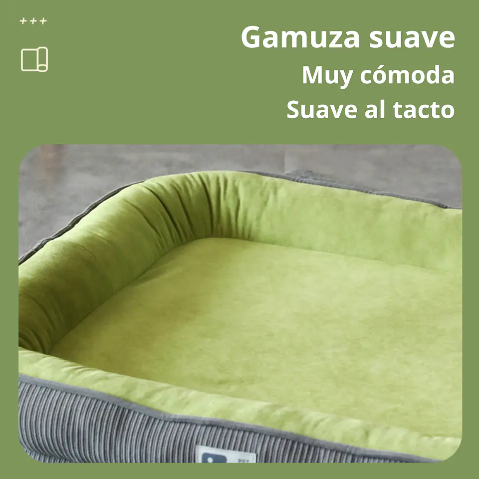 Cama Para Mascotas Bordes Acolchados Tamaño Grande 2xl 4