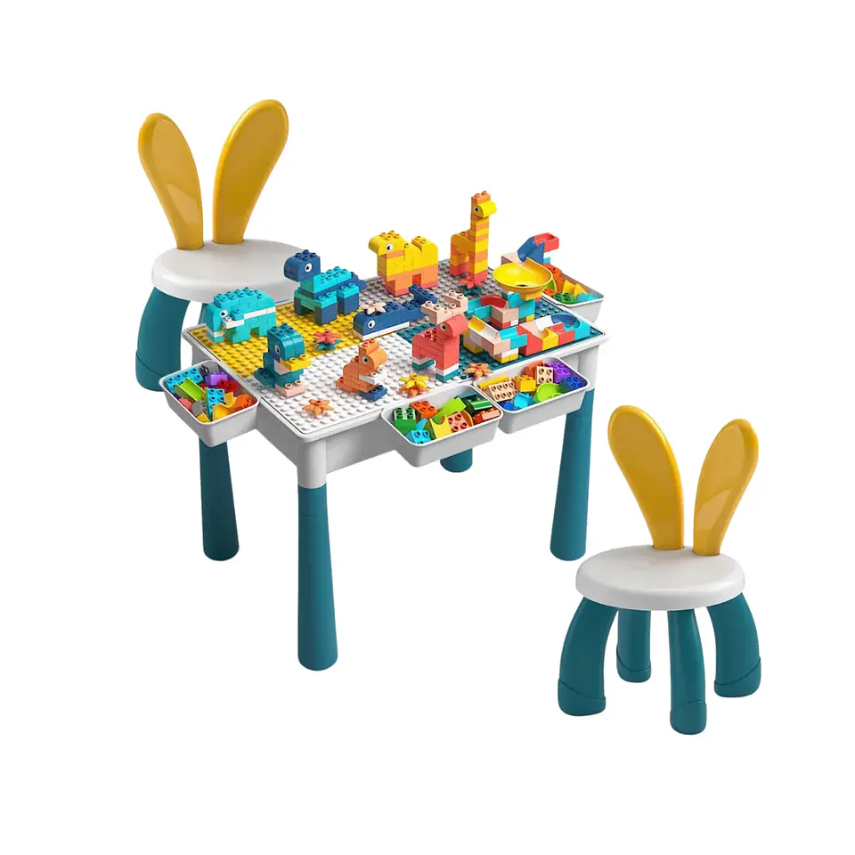 Juego De Lego Multiuso Recreación Infantil Mesa Y Accesorios 1