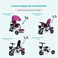 Triciclos Multifuncional Gira 360 Sombrilla Plegable - Miniatura 4