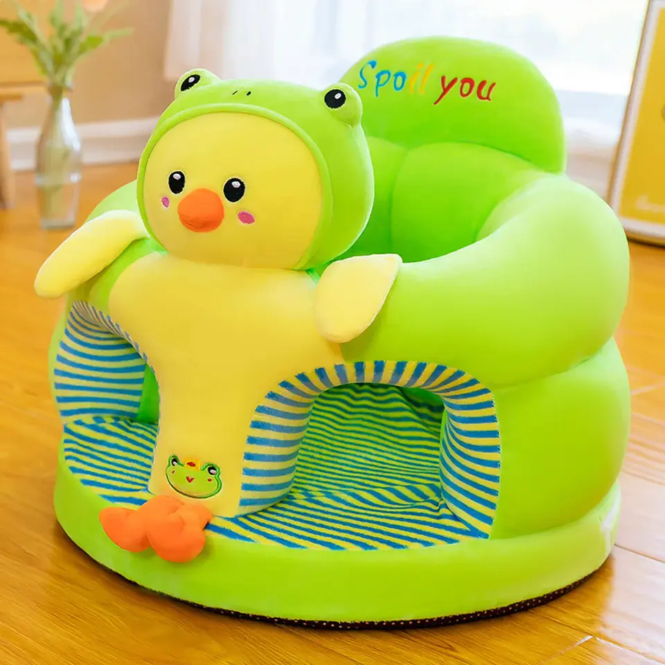 Asiento De Bebé Acolchado De Peluche Seguridad Anticaida 2