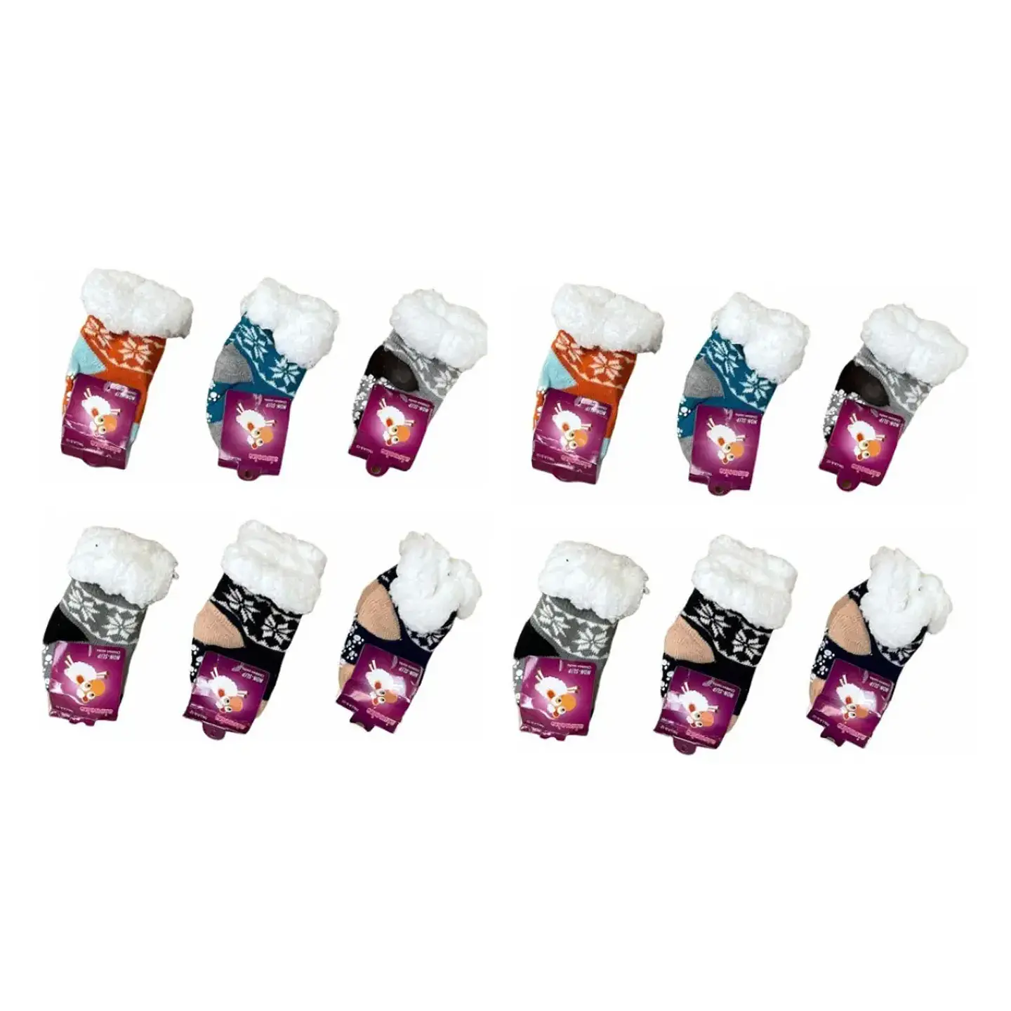Pack 6 Pares Calcetines Antideslizante Interior Con Chiporro 16