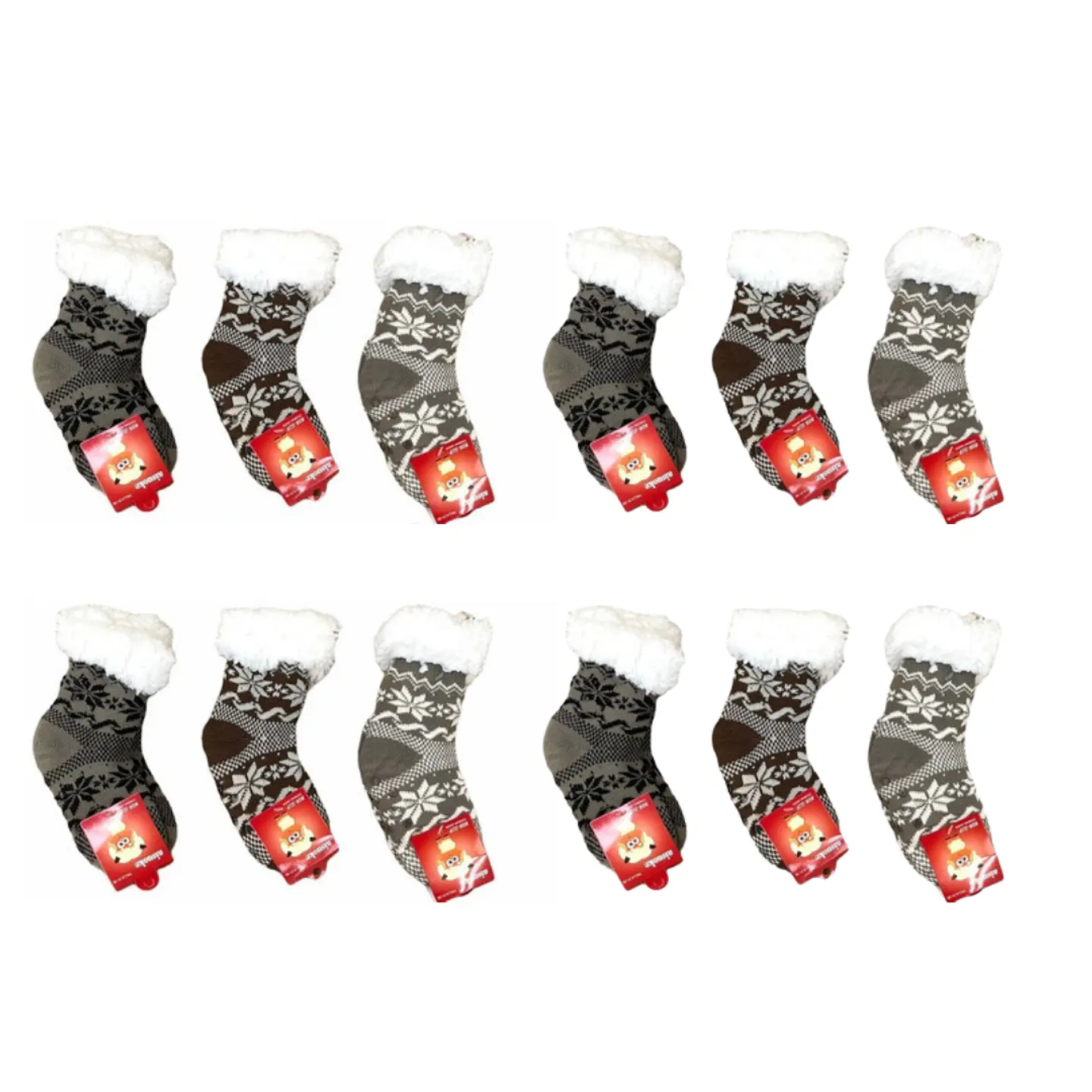 Pack 6 Pares Calcetines Antideslizante Interior Con Chiporro 12