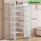 Zapatero Montable De 7 Niveles Estante Organizador Compacto 2