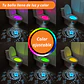 Luz Led Nocturna Para Baño Inodoro Sensor Color Ajustable - Miniatura 3