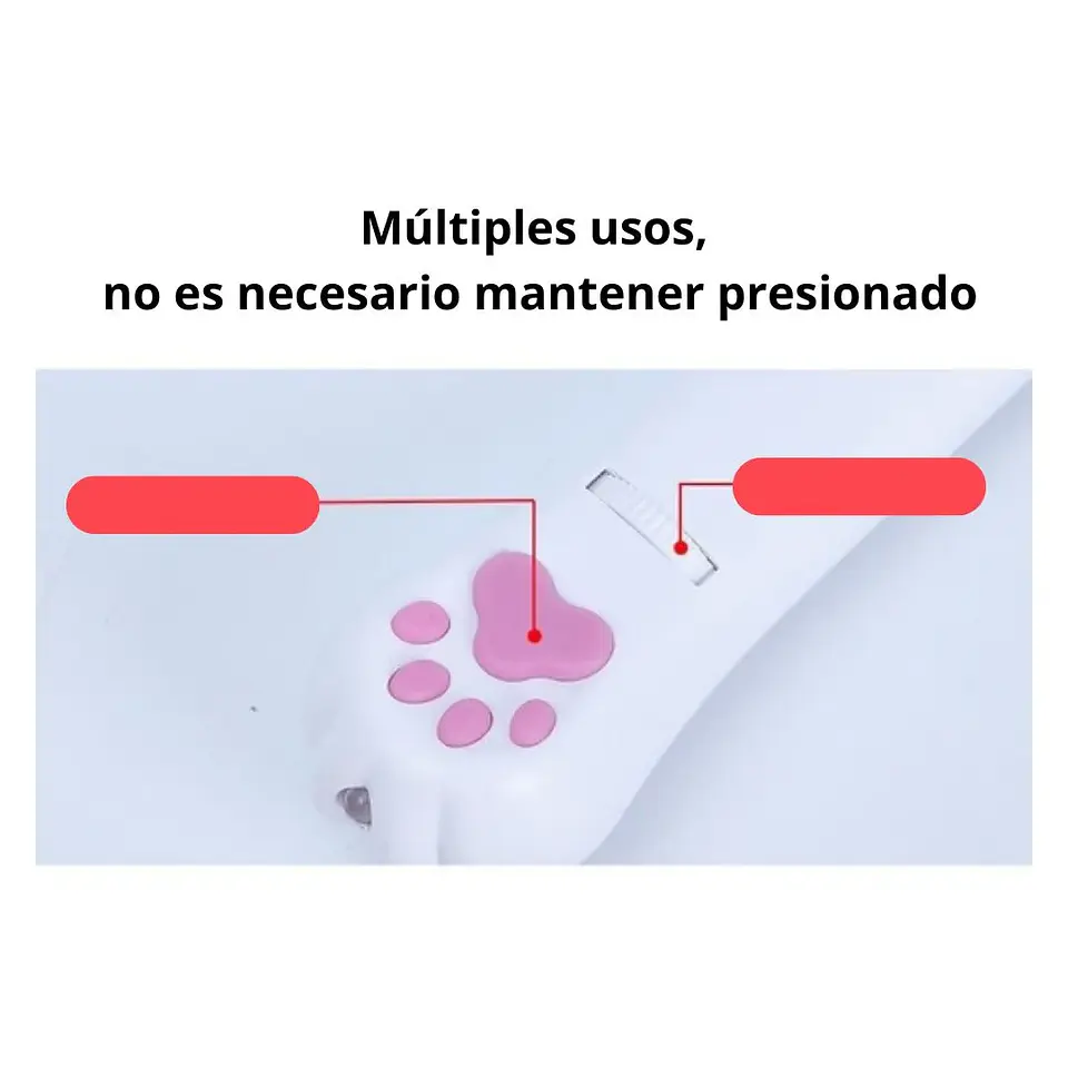 Laser Para Gatos Juguete Proyector Multipatron Carga Usb 3