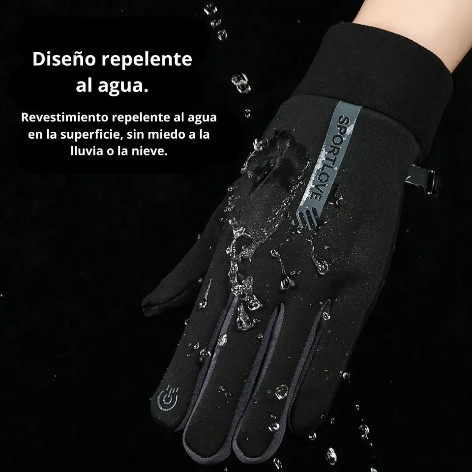 Guantes Impermeables Táctiles Termicos Para Invierno 3