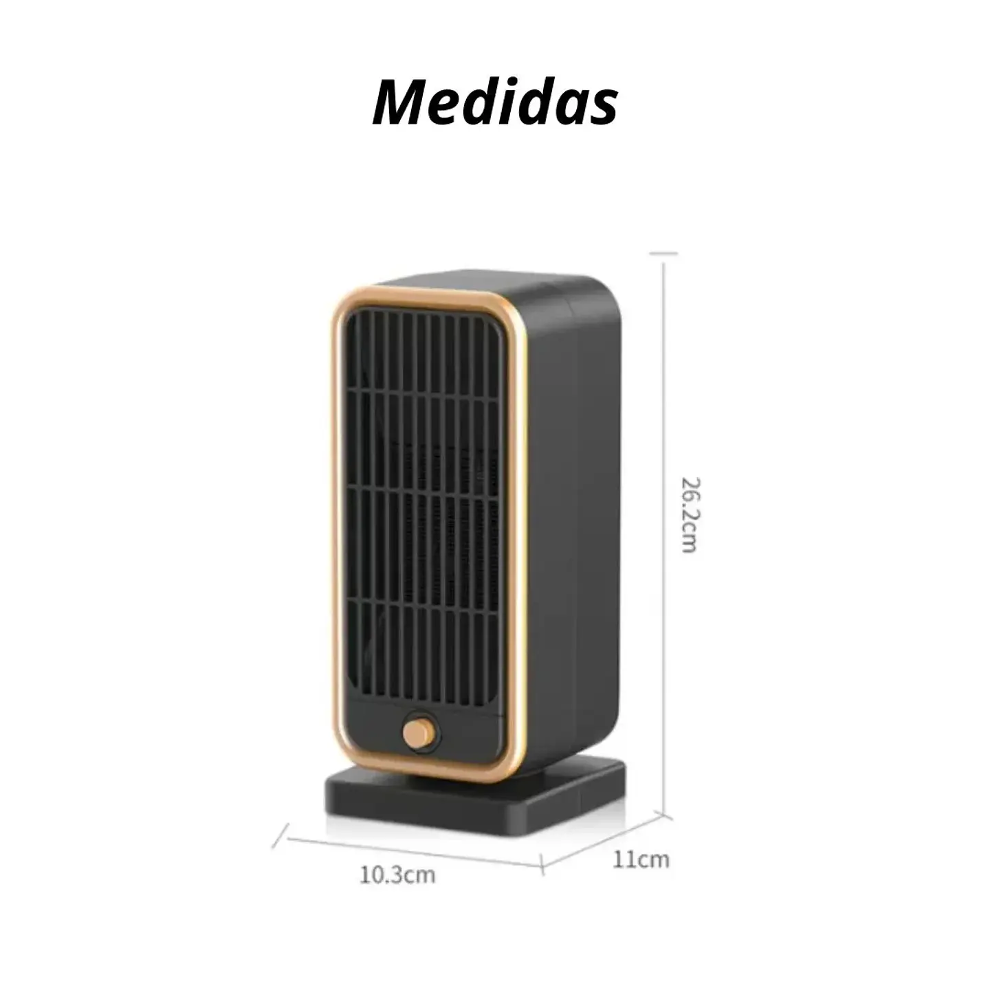 Calefactor De Ambiente Eléctrico Portátil 500wts 5