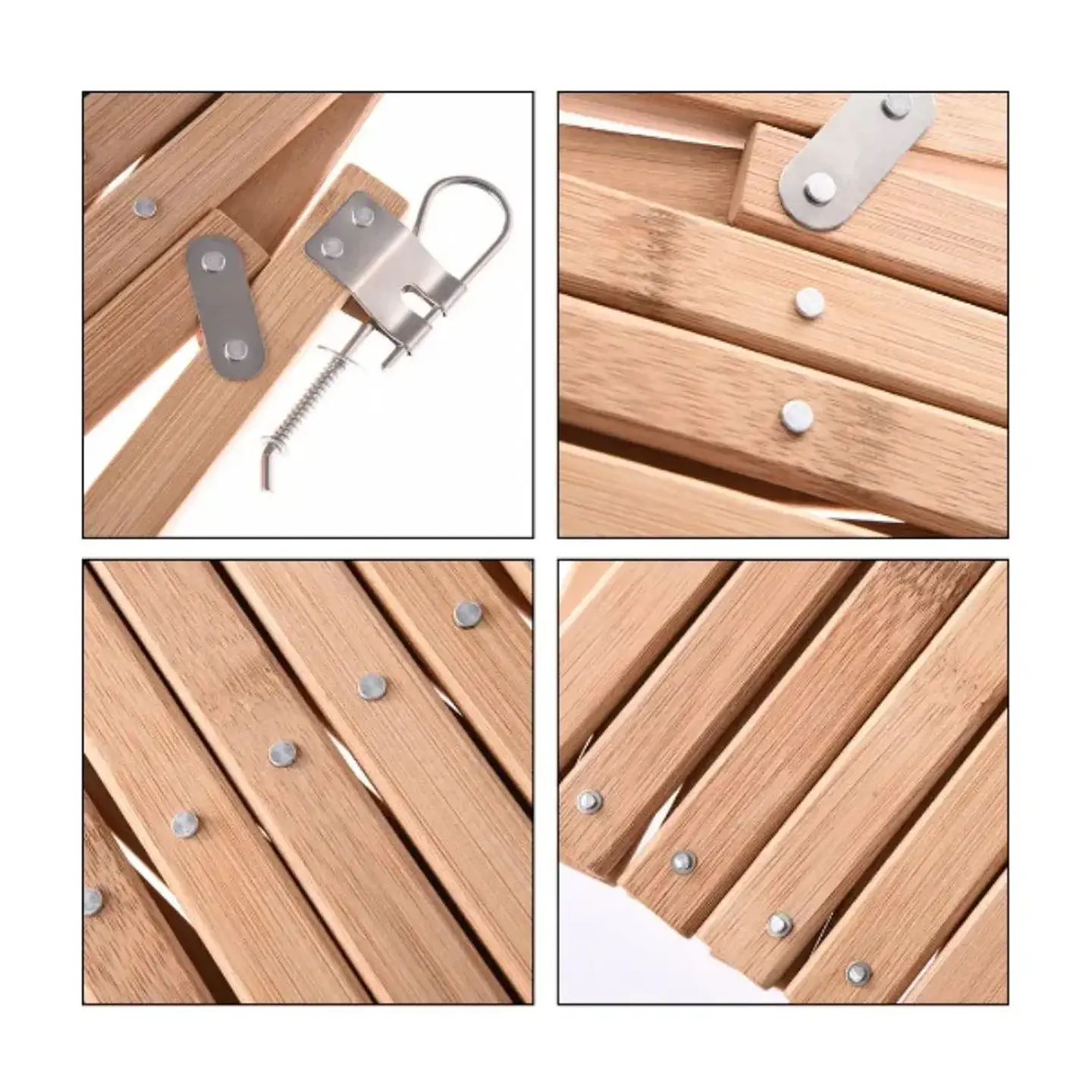 Puerta Plegable Para Mascotas Valla De Seguridad De Madera 3