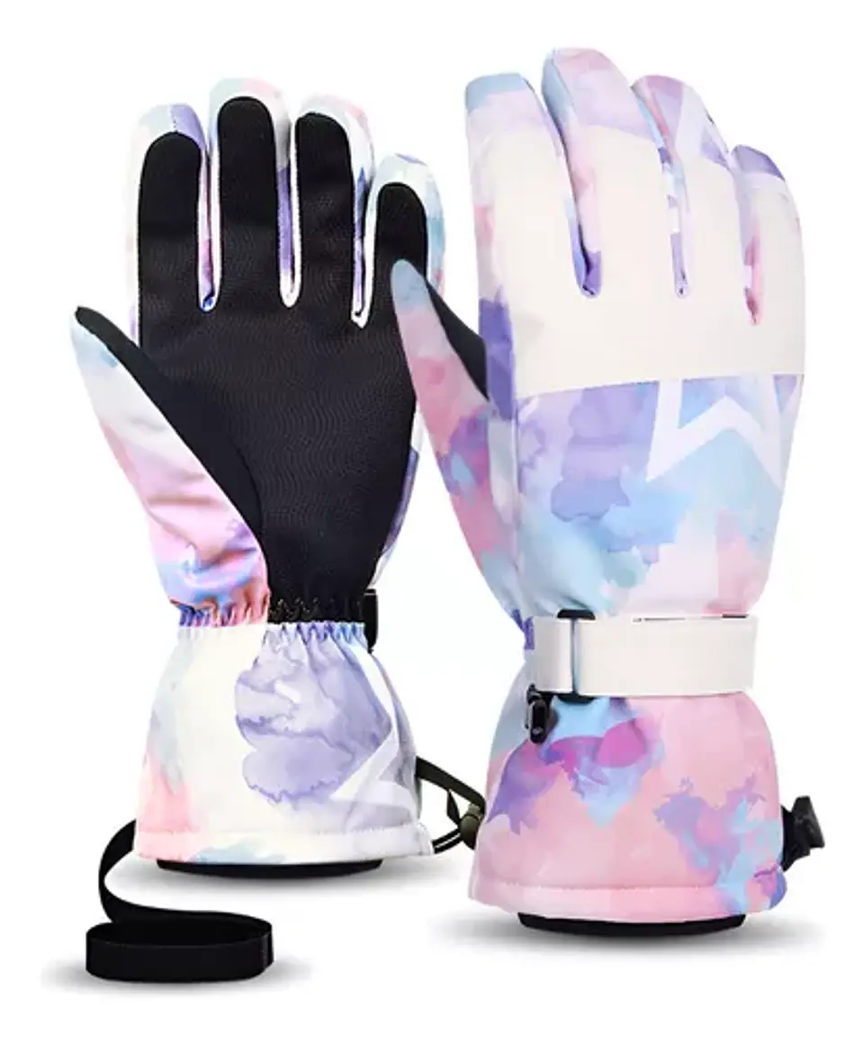 Guantes Para Invierno Y Deportes De Nieve Unisex Sintéticos 4