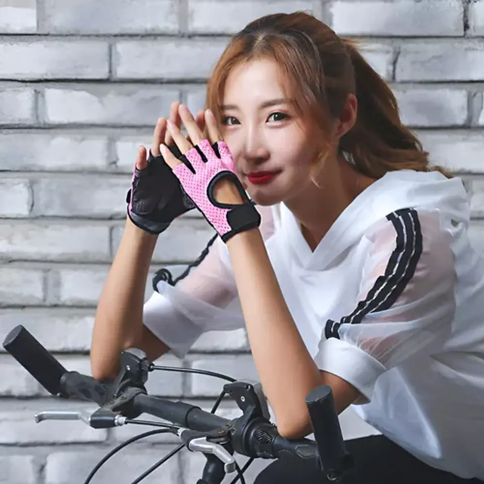 Guantes Para Ciclismo Unisex Con Protección Para Pesas 3