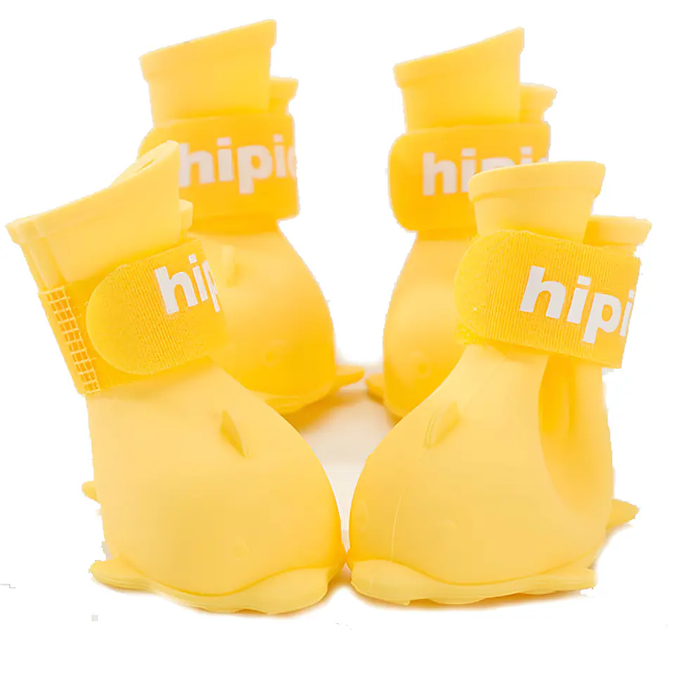 Zapatos Para Perros De Material Impermeable De Silicona 2