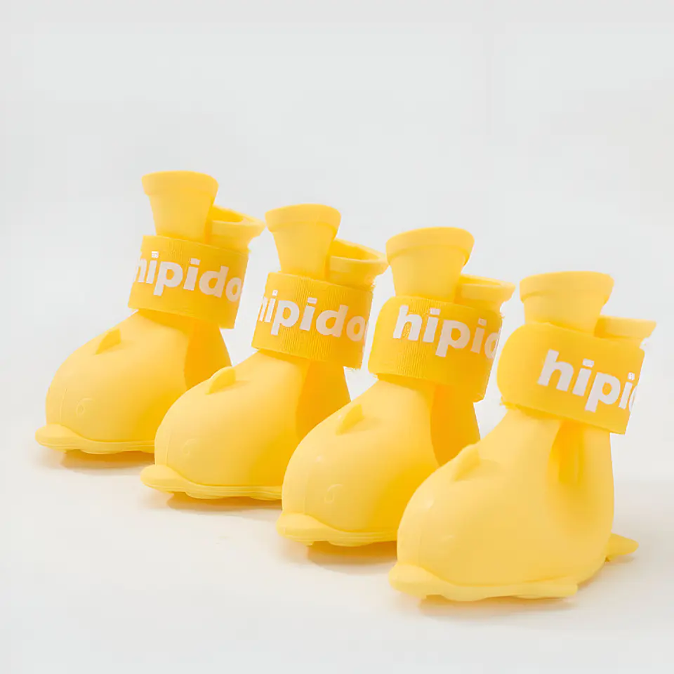 Zapatos Para Perros De Material Impermeable De Silicona 5